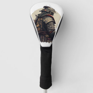 Couvre-club De Golf Illustration détaillée du samouraï