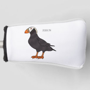 Couvre-club De Golf Illustration d'oiseau bouffon touffu