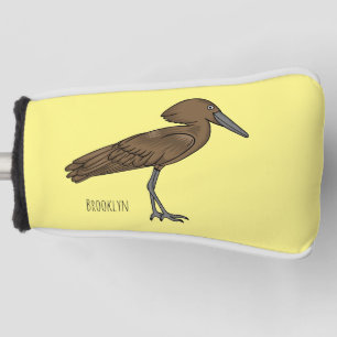 Couvre-club De Golf Illustration d'oiseau Hamerkop