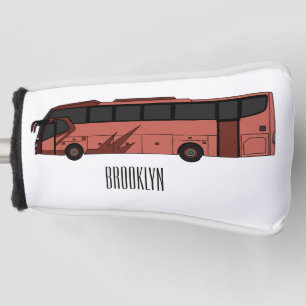 Couvre-club De Golf Illustration du bus