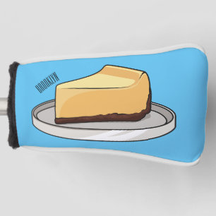Couvre-club De Golf Illustration du dessin animé Cheesecake