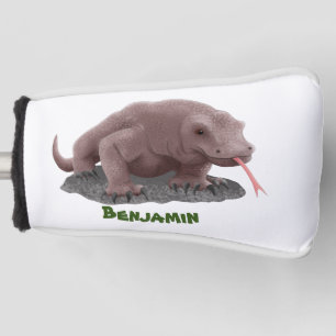 Couvre-club De Golf Illustration du dragon de Komodo