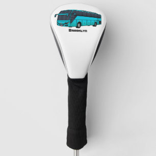 Couvre-club De Golf Illustration d'un autobus à passagers moderne