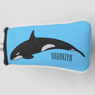 Couvre-club De Golf Illustration d'une baleine tueuse