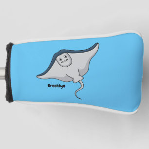 Couvre-club De Golf Illustration d'une caricature de poisson stingray