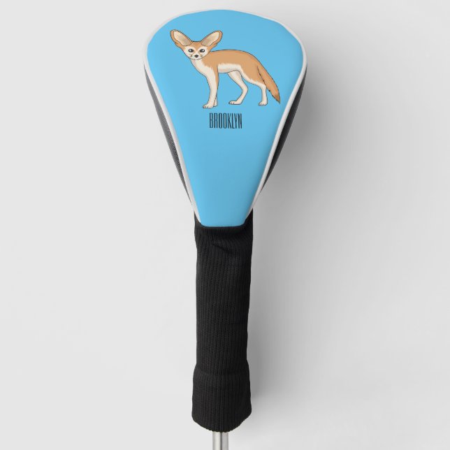 Couvre-club De Golf Illustration Fennec fox (Devant)