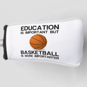 COUVRE-CLUB DE GOLF IMPORTANTE IMPORTANTE DU BASKETBALL
