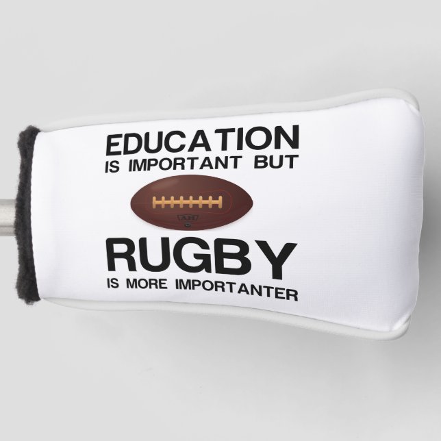 COUVRE-CLUB DE GOLF IMPORTANTE IMPORTANTE RUGBY (Devant)