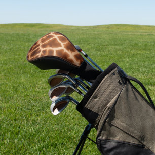 Couvre-club De Golf Impression de girafe Brown