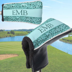 Couvre-club De Golf Imprimé Turquoise Knit Conception personnalisée Mo