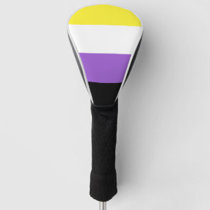 Couvre-club De Golf Indicateur de fierté non binaire