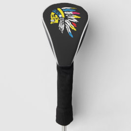 Couvre-club De Golf indien rouge