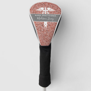 Couvre-club De Golf Infirmière personnalisée Praticien Rose Parties sc