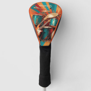 Couvre-club De Golf Instruments de musique de nom personnalisé