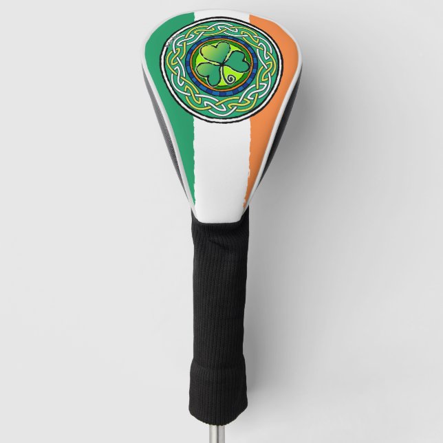 Couvre-club De Golf Irish shamrock (Devant)