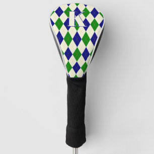 Couvre-club De Golf Jacquard vert tendance Motif Monogramme moderne