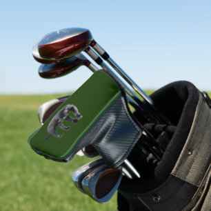 Couvre-club De Golf Jaguar Diablo green club putter cover