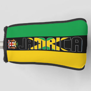 Couvre-club De Golf Jamaïque Drapeau magnifique patriotique