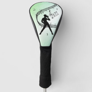Couvre-club De Golf Jazz Dance Green Music