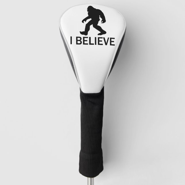 Couvre-club De Golf Je crois en Bigfoot (Devant)