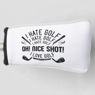 Couvre-club De Golf Je déteste le golf