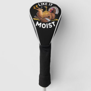 Couvre-club De Golf Je L'Aime Moist Thanksgiving Turquie Gravé