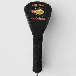 Couvre-club De Golf Je m'effondre sous la pression