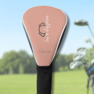 Couvre-club De Golf Je suis une personne de chien Citation personnalis