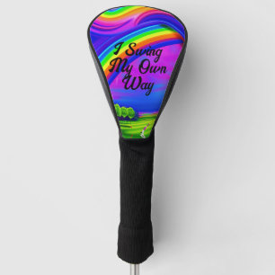 Couvre-club De Golf J'essuie ma propre voie de golf couverture tête
