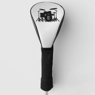Couvre-club De Golf Jeu de tambour Monogramme Argent