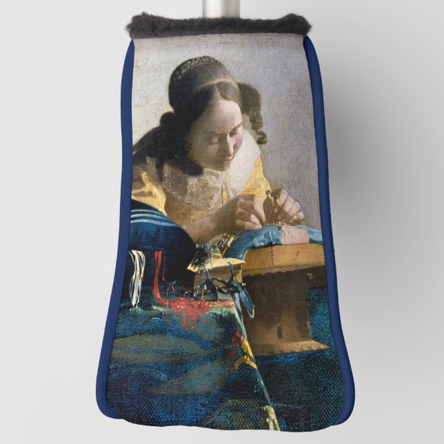 Couvre-club De Golf Johannes Vermeer - Le Lacemaker (Tourné à 90°)