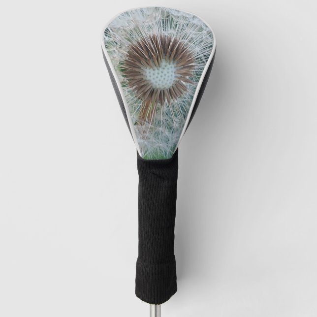 Couvre-club De Golf Joli Dandelion blanc (Devant)