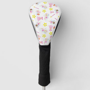 Couvre-club De Golf Jolie dent Fée de dents Magie Baguette Blancs dent