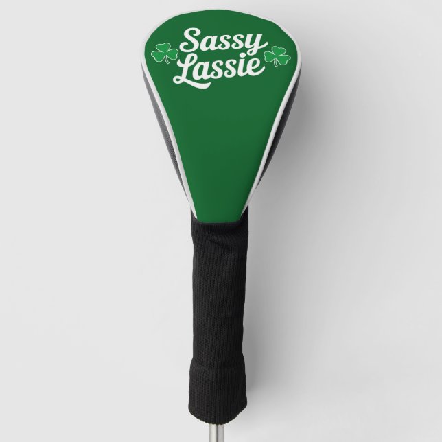 Couvre-club De Golf Jour de la Saint Patrick Sassy Lassie Funny Irish (Devant)