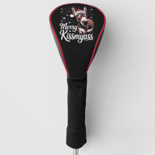 Couvre-club De Golf Joyeux Bisous À Mon Âne Sarcastique Noël Drôle Pyj