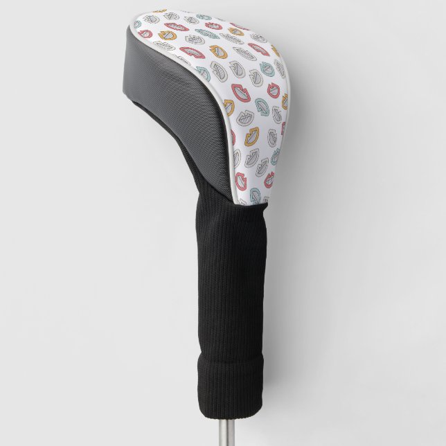 Couvre-club De Golf Joyeux Doodle Laugh (Incliné)