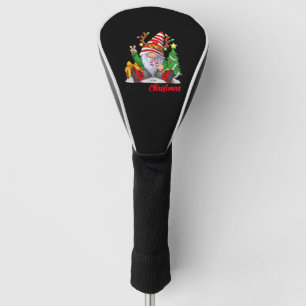 Couvre-club De Golf Joyeux Noël Gnome Famille Noël