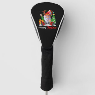 Couvre-club De Golf Joyeux Noël Gnomes Noël de famille