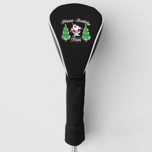 Couvre-club De Golf Joyeux Noël Noël Noël présent (Devant)