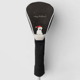Couvre-club De Golf Joyeux Ours Polaire De Noël !