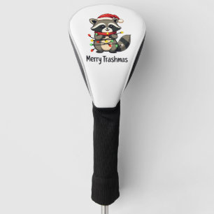 Couvre-club De Golf Joyeux Trashmas Funny Raccoon Noël