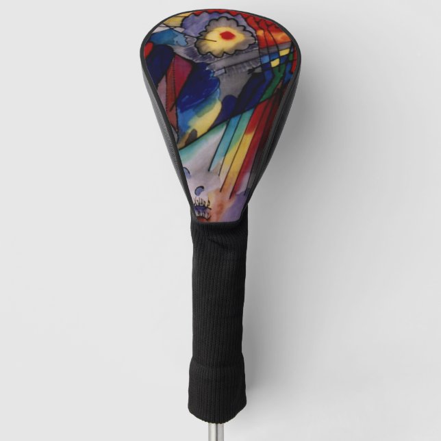 Couvre-club De Golf Kandinsky 1913 Peinture Abstraite (Devant)