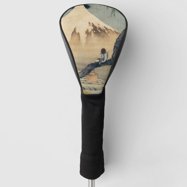 Couvre-club De Golf Katsushika Hokusai - Garçon regardant le Mont Fuji (Devant)