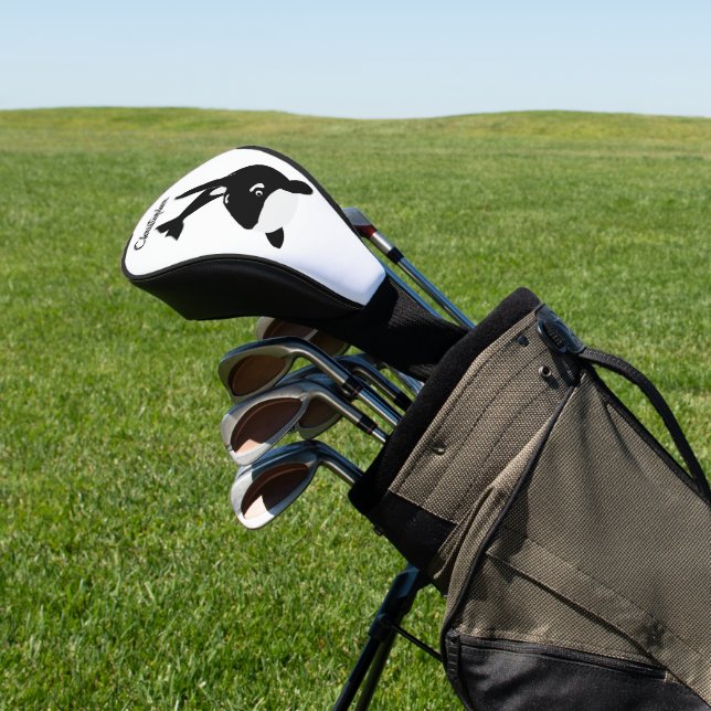 Couvre-club De Golf Killer Whale Design (In Situ)