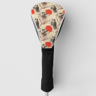 Couvre-club De Golf Kimono Couple Sakura Romantique Motif (3)