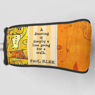 Couvre-club De Golf Klee - Citation et peintures