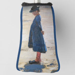 Couvre-club De Golf Kroyer - Petite fille sur Skagen Beach