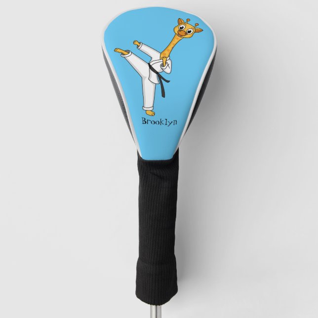 Couvre-club De Golf Kung Fu giraffe (Devant)