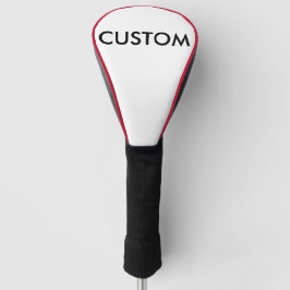 Couvre-club De Golf La coutume a personnalisé le modèle de blanc de