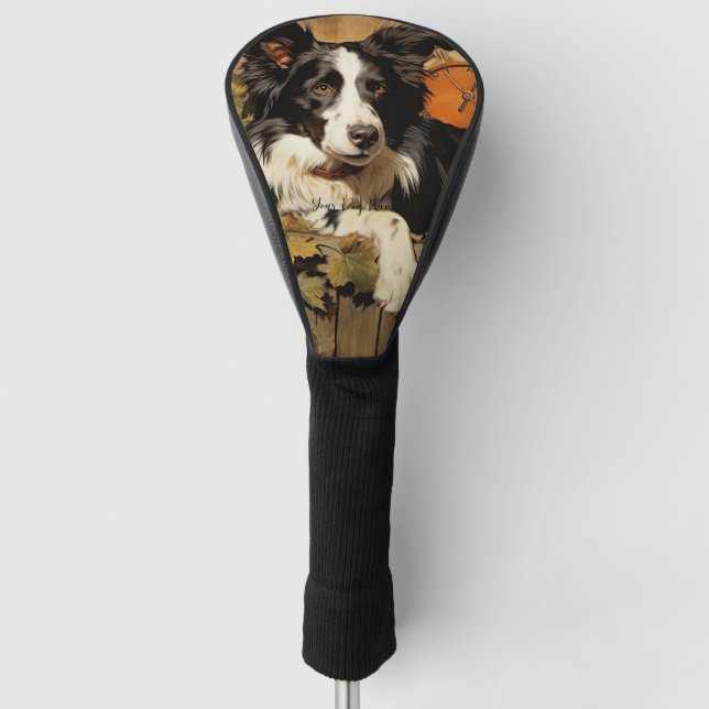 Couvre-club De Golf La frontière Collie Dog 001 - Odessa Leyendecker (Devant)
